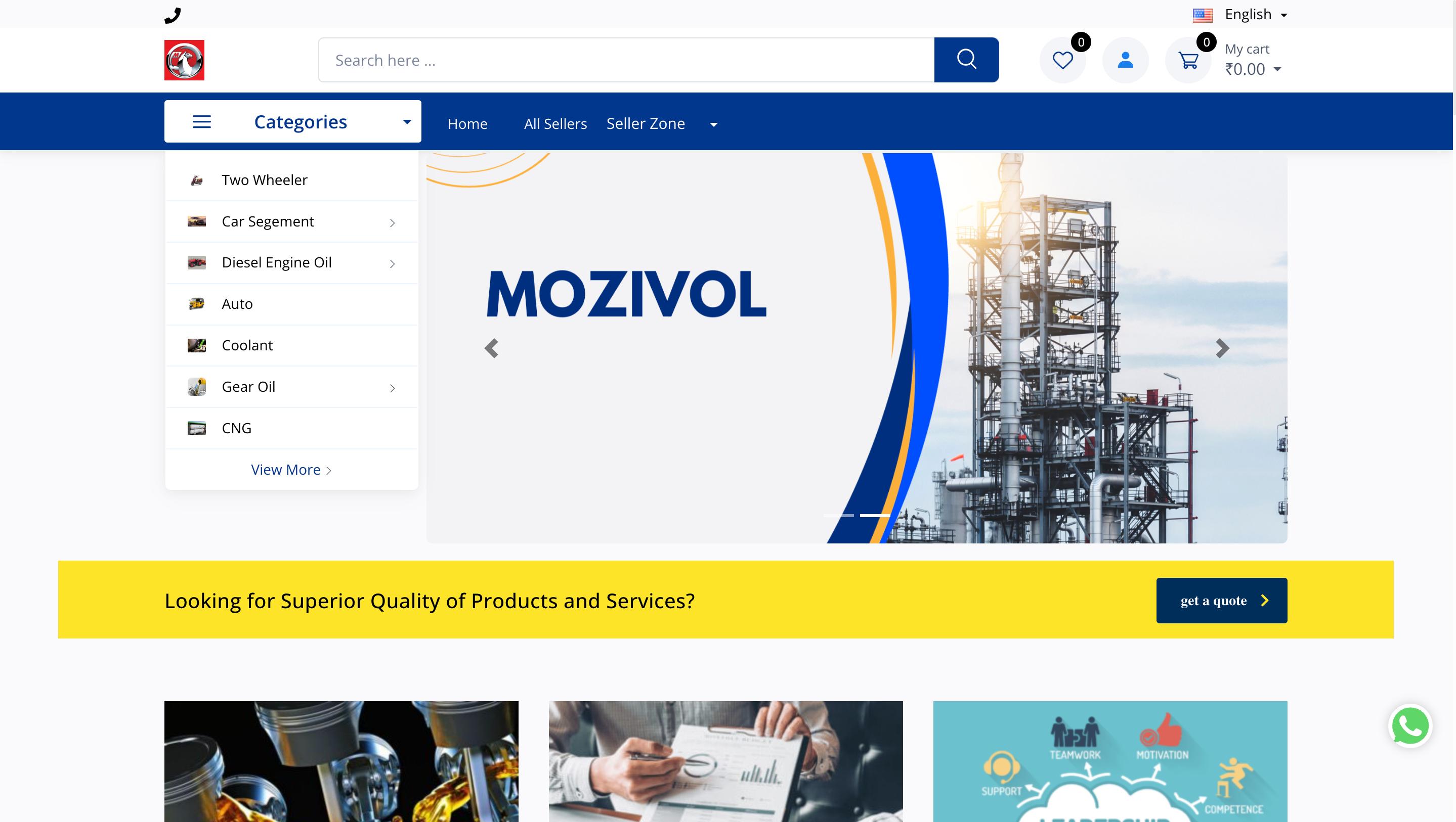Mozivol Website
